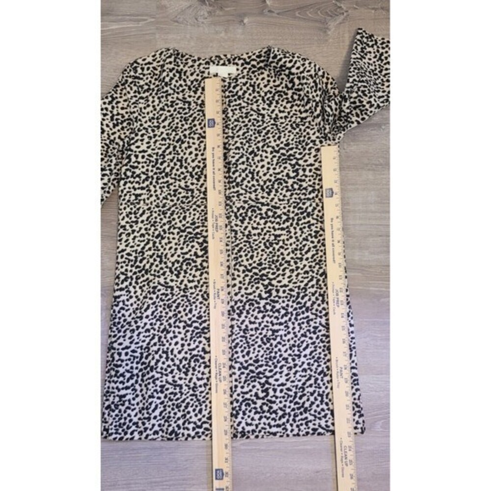H & M Women's Size 4 Animal Print Open Front Jacket With 3/4‎ Sleeves - Picture 5 of 10